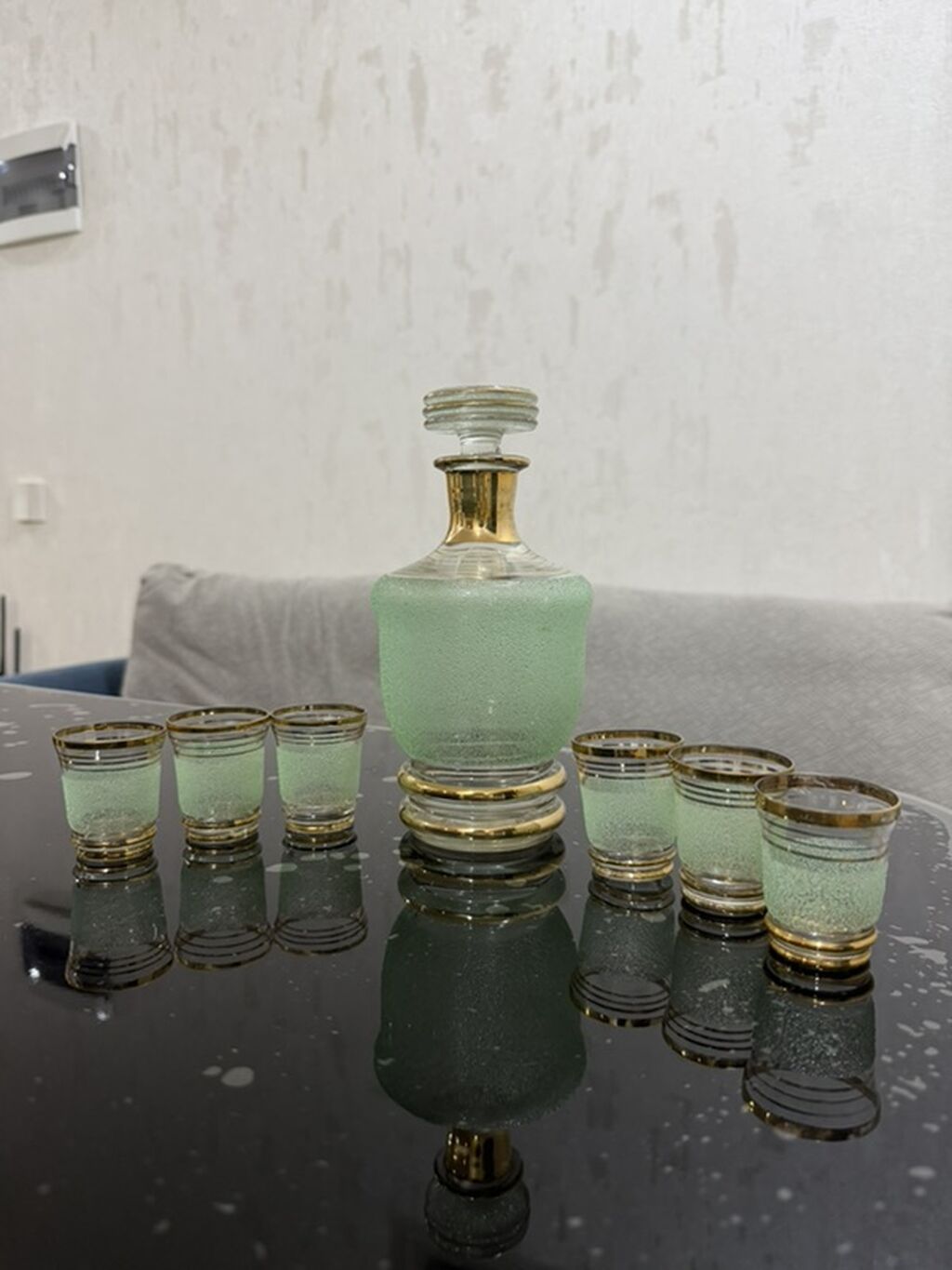 Rəng - Yaşıl, Şüşə — Süfrə qabı, Bakı (3)