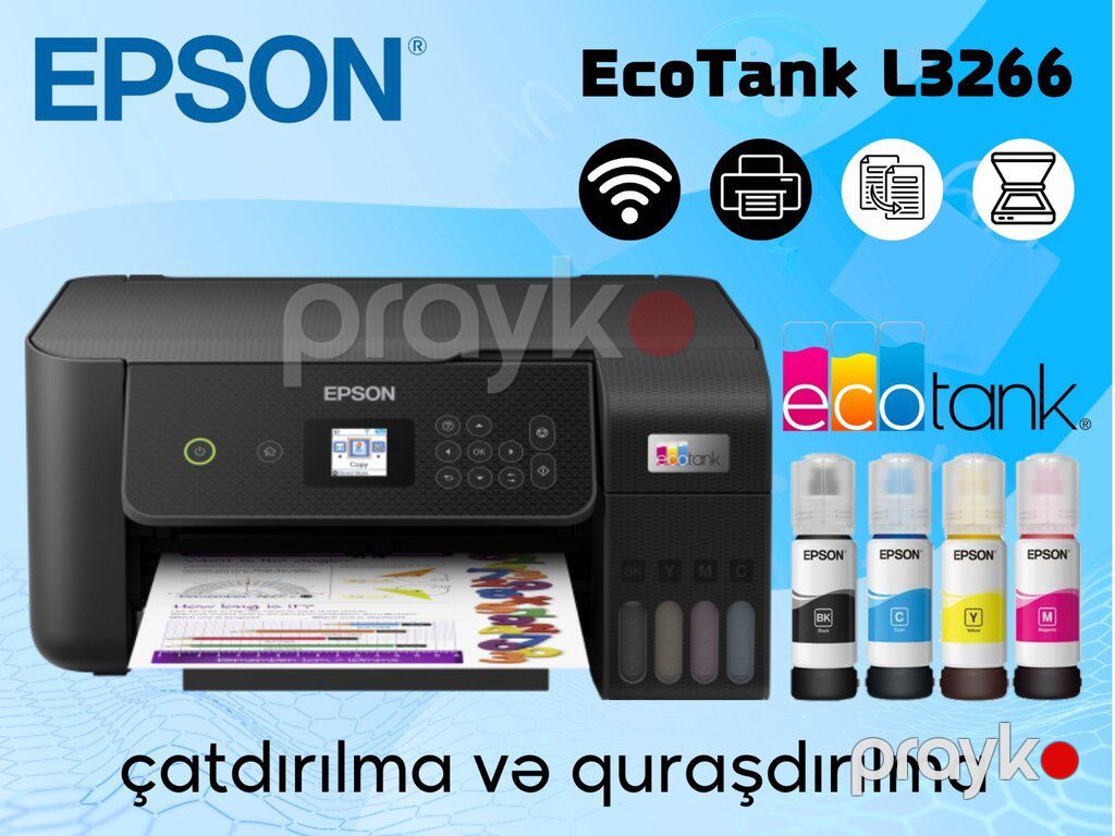 Printer "Epson L3260" — Ofis texnikası və istehlak malları, Bakı (2)