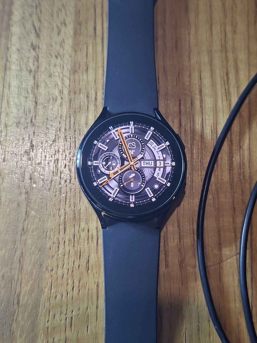 Samsung Galaxy Watch 4 Black 44mm — Ağıllı saatlar və biləkliklər, Bakı (5)