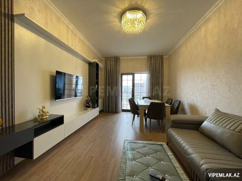 Nərimanov rayonunda 3 otaqlı Yeni tikili Kirayə verilir, 120 m² — Mənzil, Bakı (5)