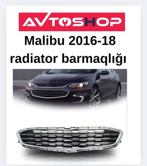 "Chevrolet Malibu 2017" alt radiator barmaqlığı — Bakı