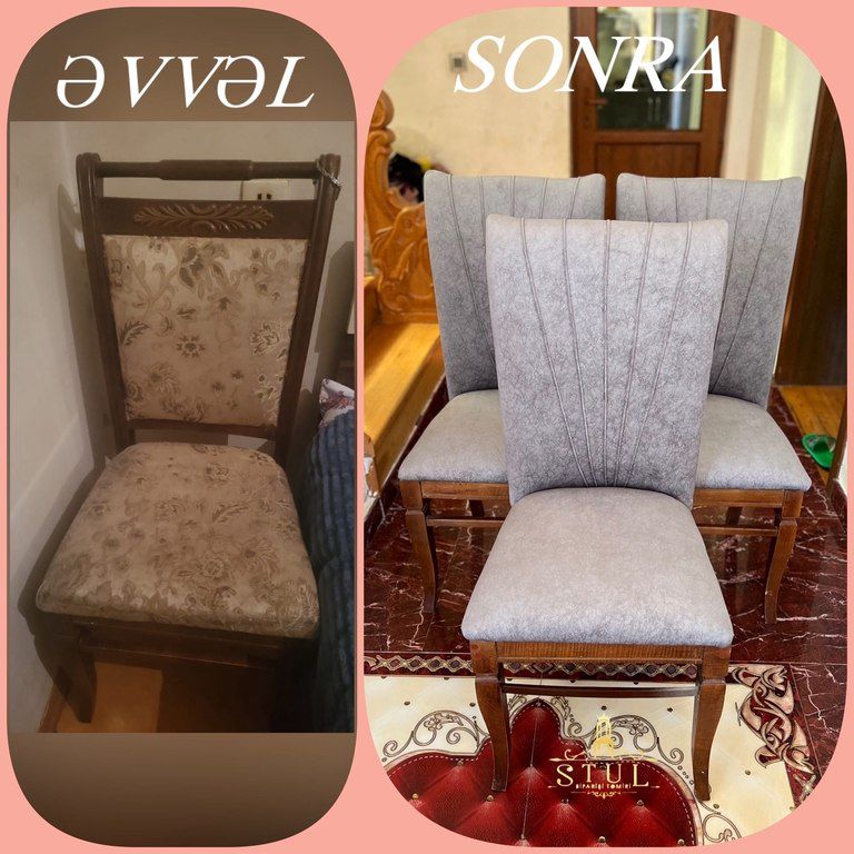 Oturacaqların təmiri — Mobilyaların montajı, təmiri və restavrasyonu, Bakı (5)