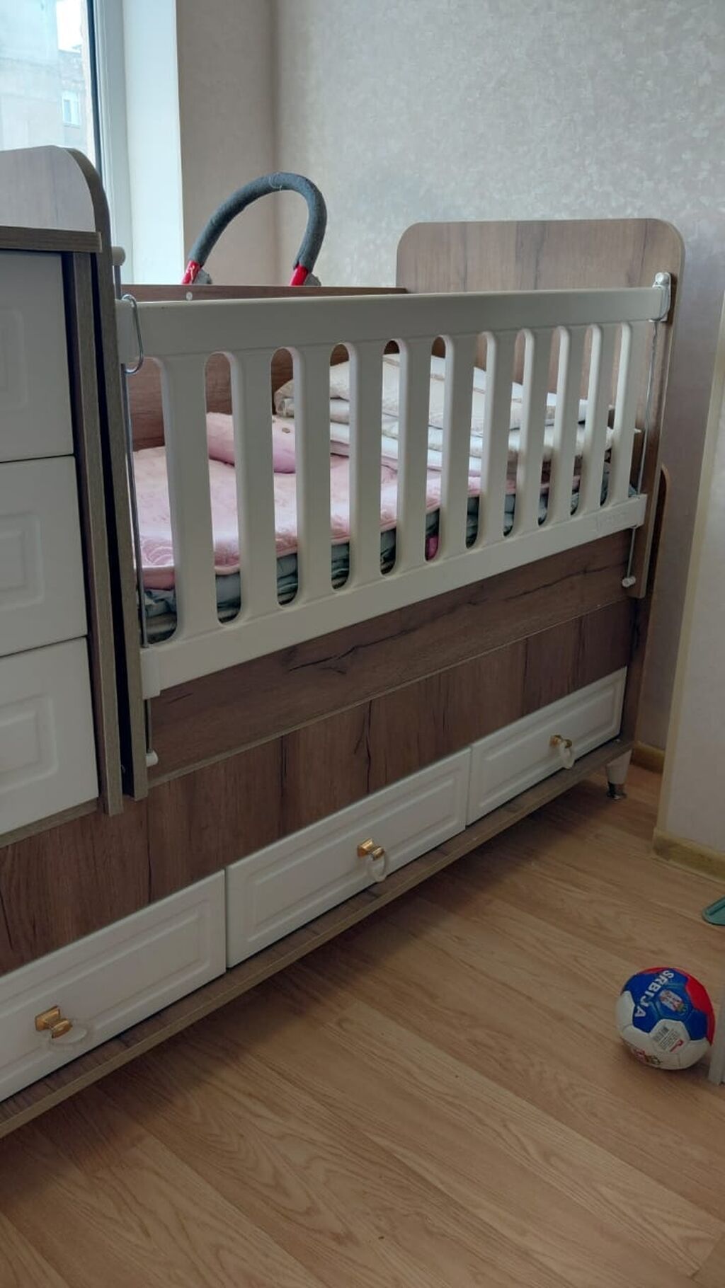 Uşaq beşiyi – kombinə edilmiş modellə - Material: Mdf/ldsp — Bəşikləri, Bakı (2)