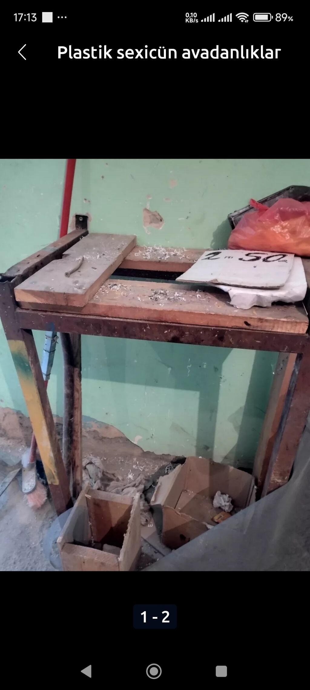Plastik sex üçün avadanlıqlar və iş masaları Təsvir: - PVC/plastik — Stanoklar, Mingəçevir (4)