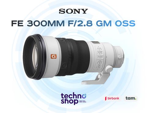 Linza "Sony FE 300 mm f/2.8 GM OSS"