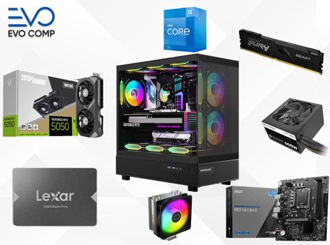 Evo SevenHero Gaming PC Setup RTX5050 i5 12400F — Bakı