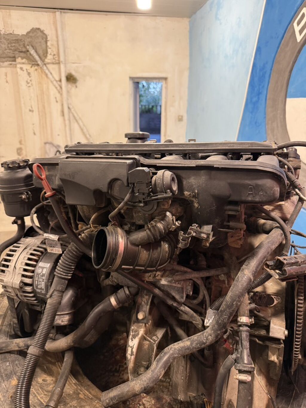 Bmw M54 2.2matoru ideal veziyyetdedir. Yag yemir sadece mawin qeza — Mühərriklər, Bakı (9)
