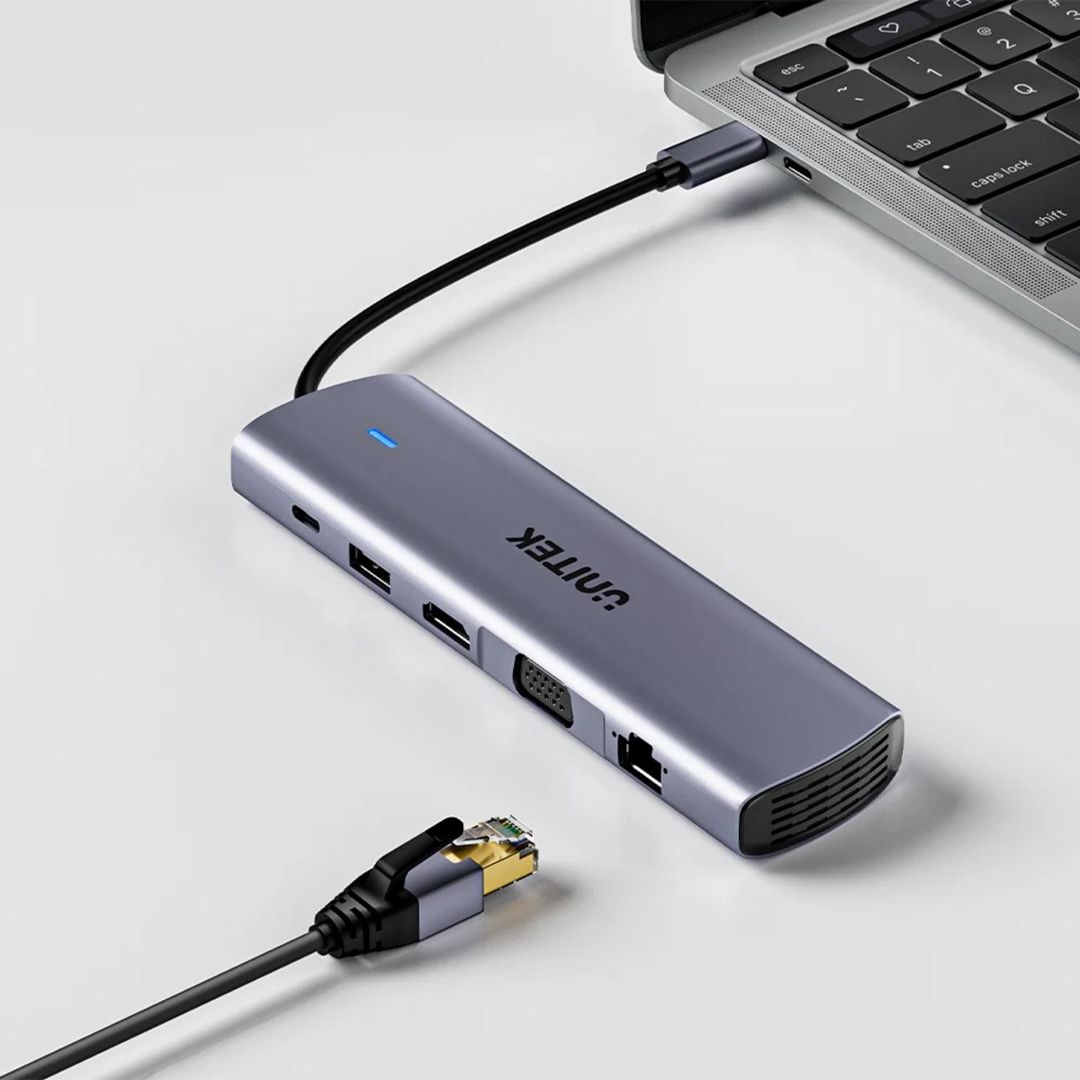 Unitek - uHUB U11+ — ikili ekran dəstəyi olan 11-si 1-də Usb-c hub — Periferik cihazlar, Bakı (5)