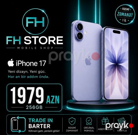 Apple iPhone 17 Mist Blue 256GB/8GB