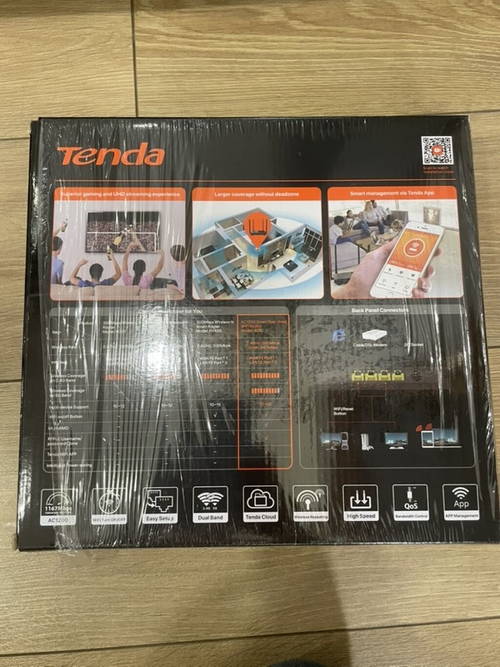 Tenda AC6 – AC1200 Smart Dual-Band Wi‑Fi router Xüsusiyyətlər — Şəbəkə və server avadanlığı, Qobustan (3)