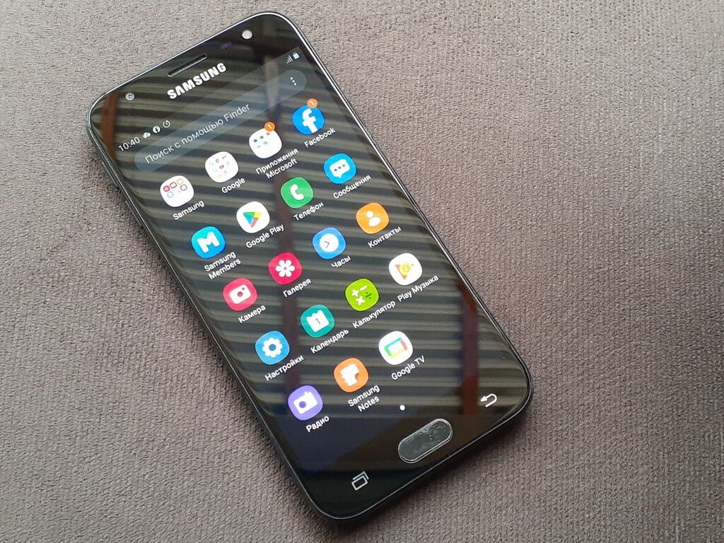 Samsung Galaxy J3 2018, 16 GB, rəng - Qara, Zəmanət, Düyməli, Sensor — Samsung, Gəncə (4)