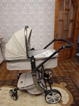 Uşaq arabası – Kidillo brendi, bej rəng. - 2-in-1 beşik tipli üst — Товары