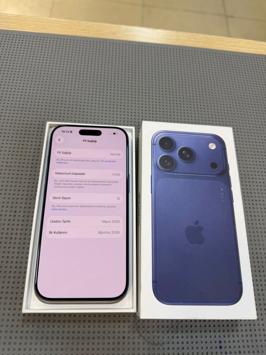 Apple iPhone 17 Pro Deep Blue 256GB/12GB — Smartfonlar, Bakı (2)