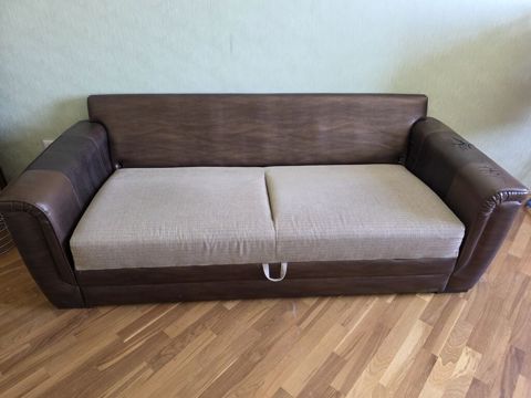 Divan-kravat, İşlənmiş, Açılan, Bazalı, Süni dəri — Bakı
