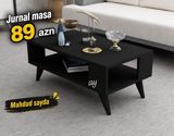 Düz masa, Açılmayan, Təkərsiz, Mat laminat — Журнальные столики