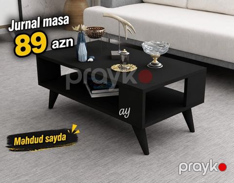 Düz masa, Açılmayan, Təkərsiz, Mat laminat