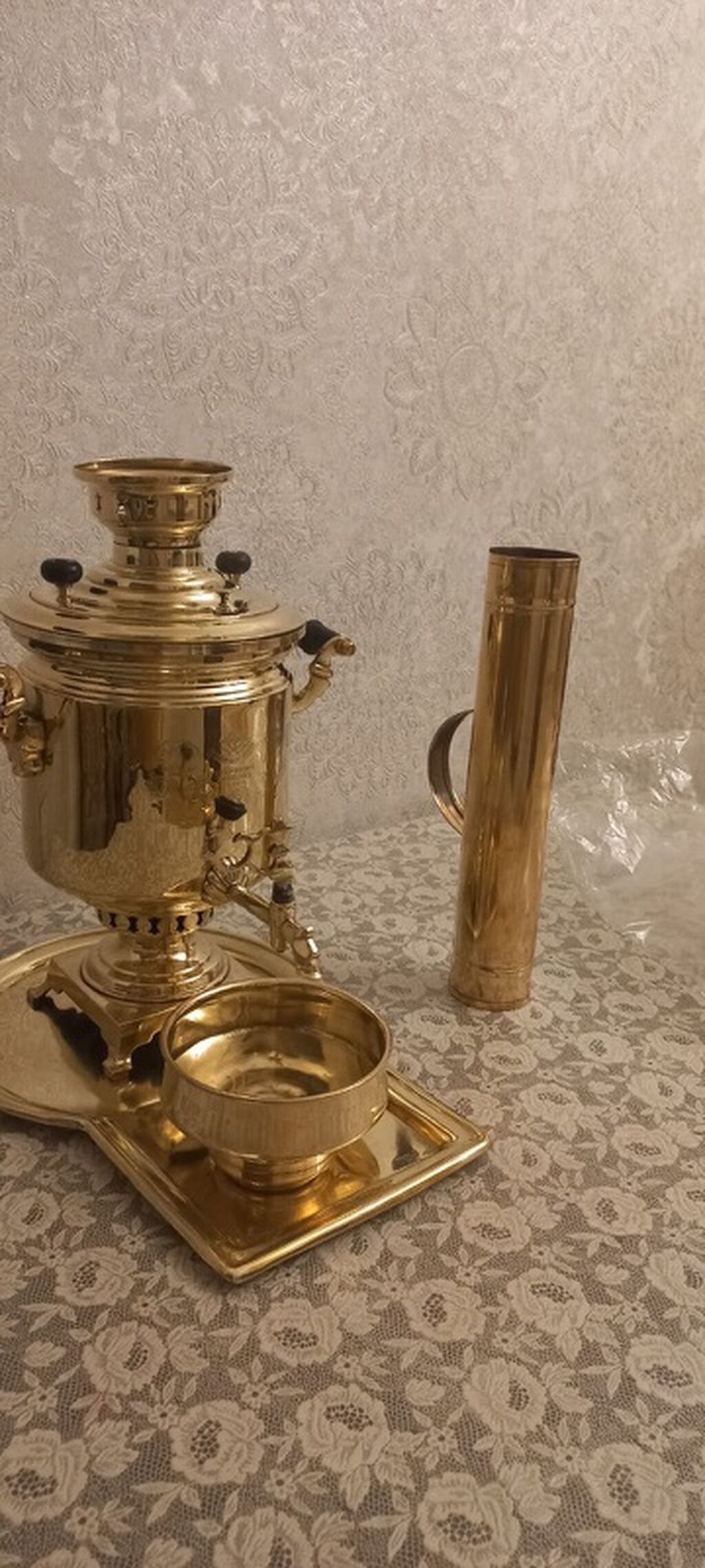 Misli nadir kolleksiya üçün bürünc samovar dəsti - Klassik — Digər, Bakı (3)
