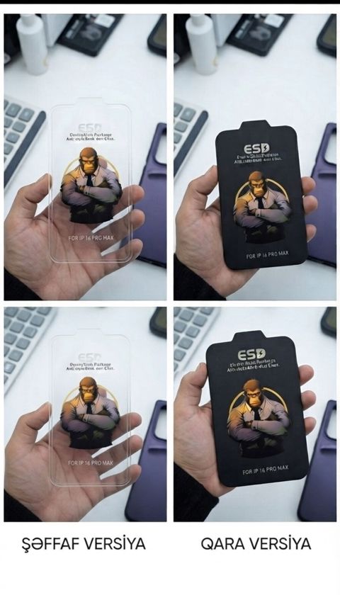 Məhsul: iPhone Modelinə uyğun anti udar üçün ESD ekran qoruyucusu — Bakı