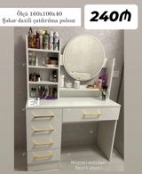 Vizaj masası və rəf sistemi - Ölçü: 160 x 100 x 40 sm - Şəhər — Для магазина