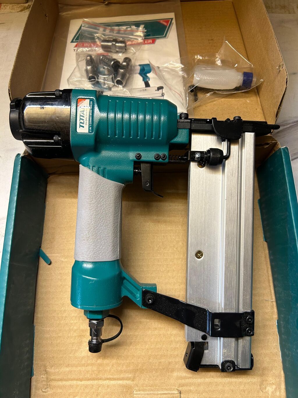 Total GA18 2-in-1 Combo Brad Nailer – pnevmatik dırnaq/stapleləyən — İnşaat staplerləri və neylerlər, Bakı (4)