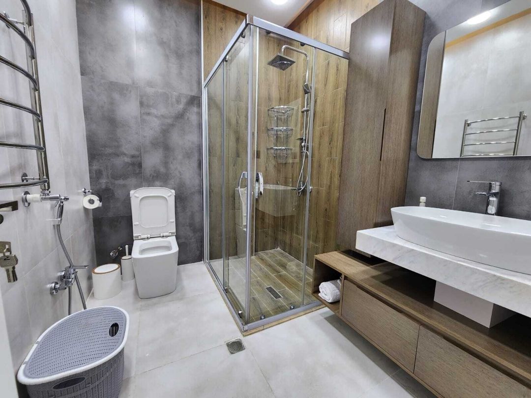 İcarəyə verilir 3 otaqlı yeni tikili 140 m² — Mənzil, Bakı (8)