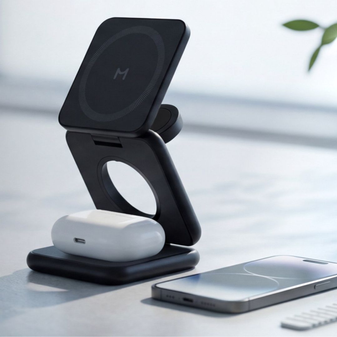 Şarj stansiyası Magssory Fold Pro 3-ü 1-də (WCH063b) — Smartfonlar, Bakı (3)