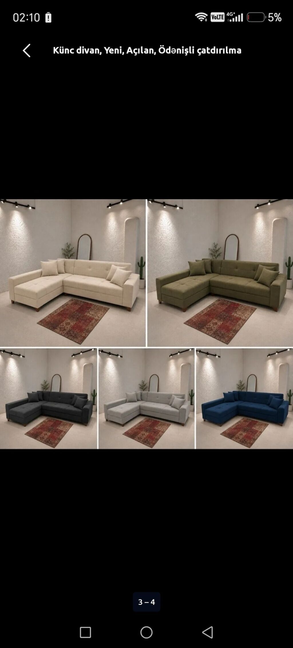 Künc divan – Larıx mebel fabriki - Ölçü: 250 150 sm (şəkildə 250 — Divanlər, Bakı (3)