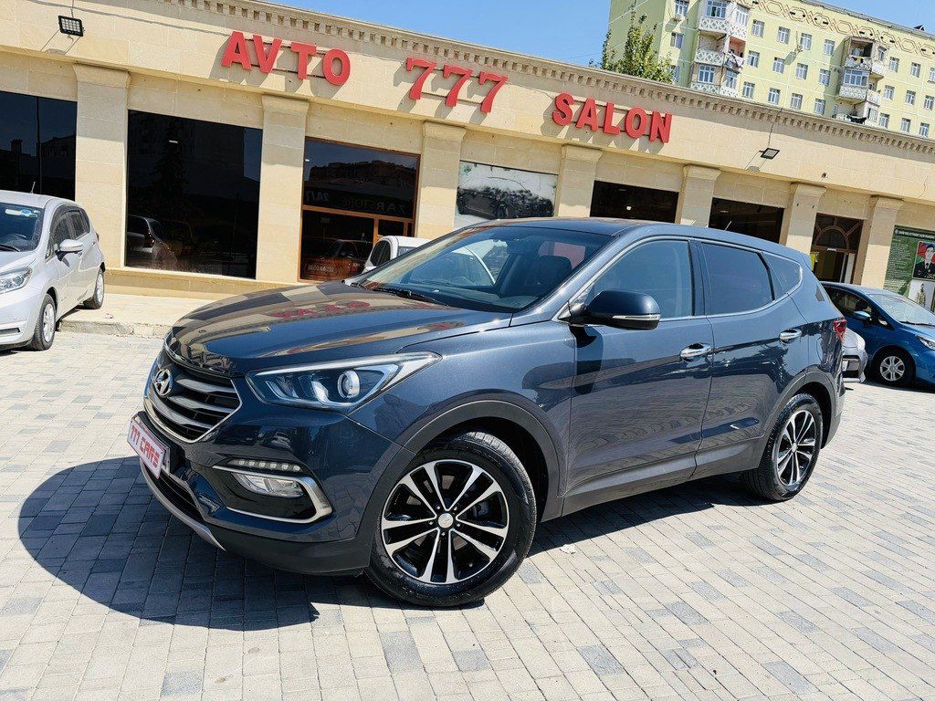 Hyundai Santa Fe, 2.0 L, 2017 il, 214 000 km — Avtomobillər, Sumqayıt (3)