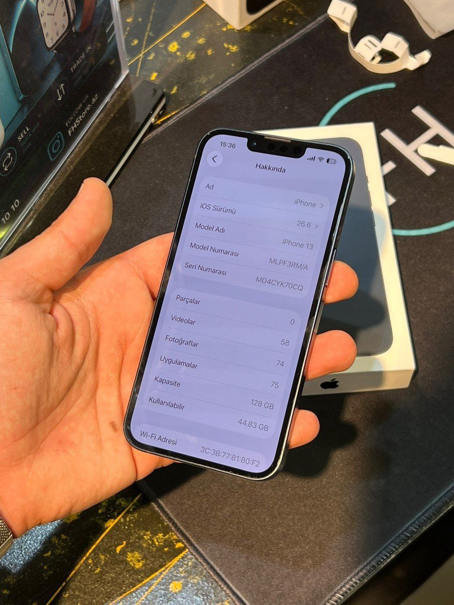 Apple iPhone 13 Midnight 128GB/4GB — Smartfonlar, Bakı (8)