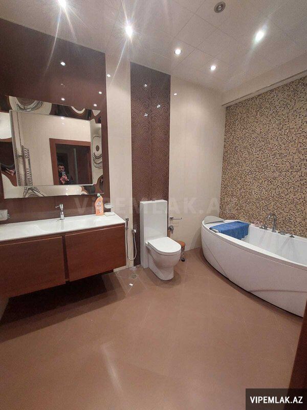 Nəsimi rayonunda 2 otaqlı Yeni tikili Kirayə verilir, 125 m² — Mənzil, Bakı (8)