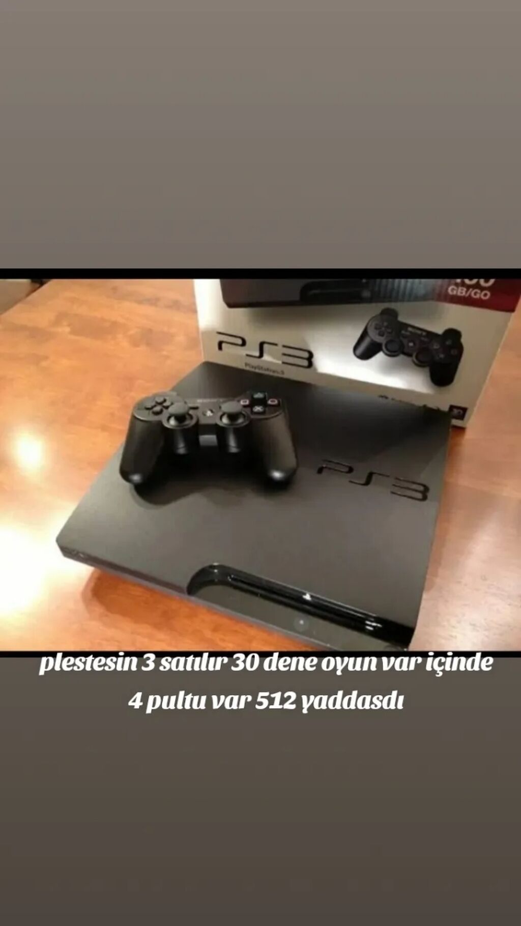 PlayStation 3 (PS3) oyun konsolu - 512 GB yaddaş - Daxilində 30 ədəd — Oyun konsolları, Bakı