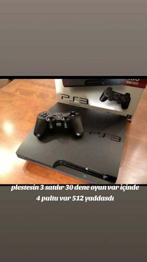 PlayStation 3 (PS3) oyun konsolu - 512 GB yaddaş - Daxilində 30 ədəd — Bakı