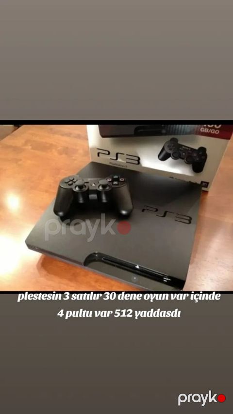 PlayStation 3 (PS3) oyun konsolu - 512 GB yaddaş - Daxilində 30 ədəd — Bakı