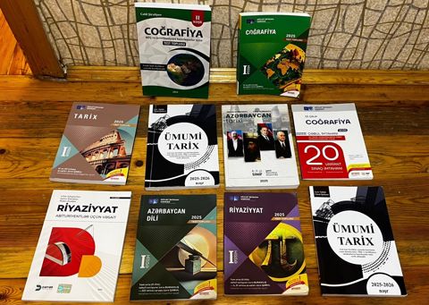 Test topluları (Tarix, Coğrafiya, Riyaziyyat) — Bakı