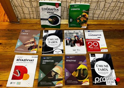 Test topluları (Tarix, Coğrafiya, Riyaziyyat) — Bakı