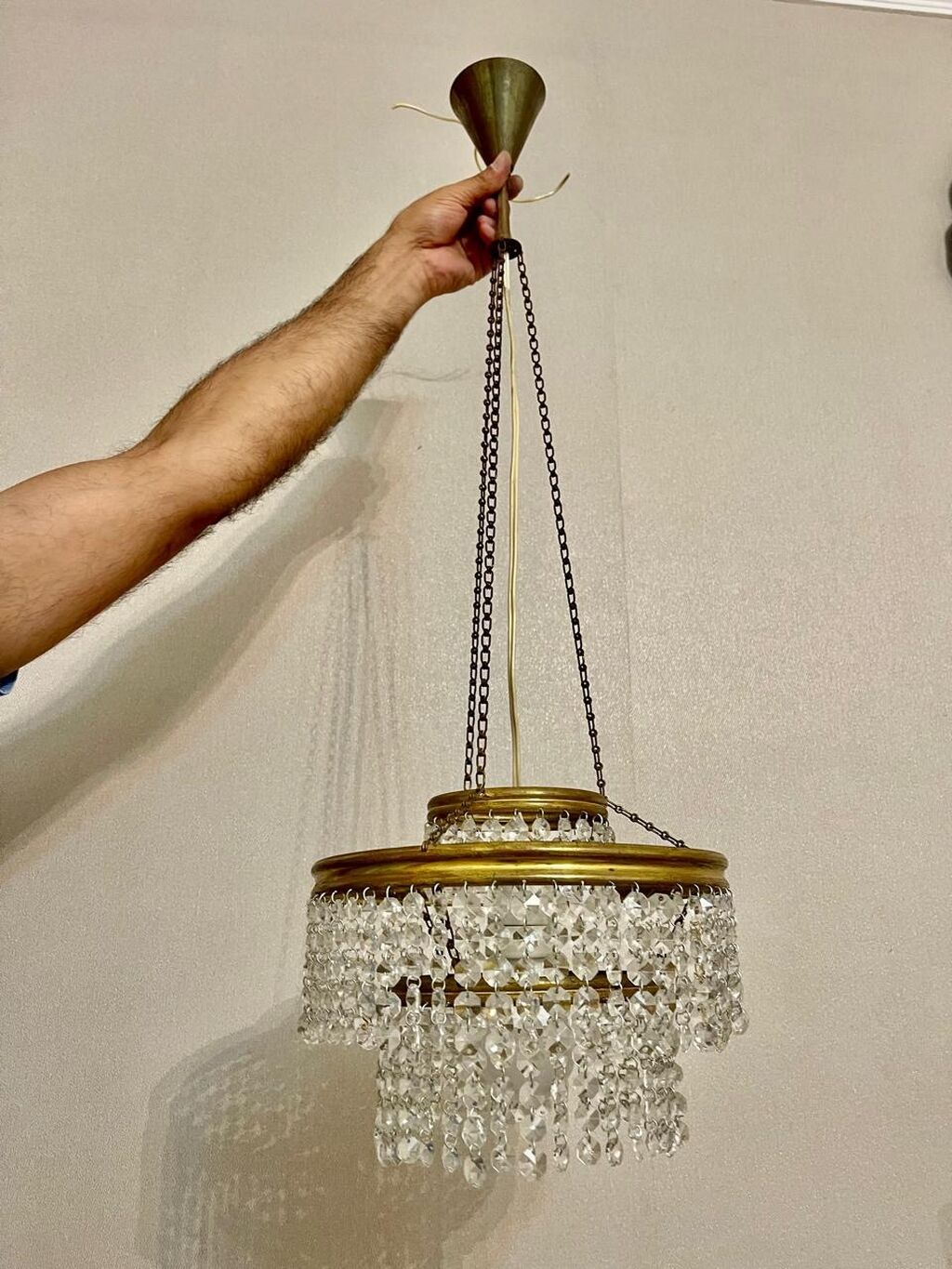 Çılçıraq, 1 lampa, Xrustal — Tavan is?qlar? v? cilc?raqlar, Bakı (3)