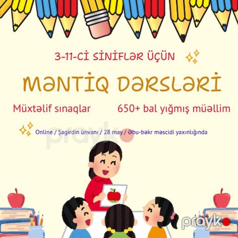 Repetitor, Məntiq, Azərbaycan dili, İmtahanlara hazırlıq, Abituriyent hazırlığı — Bakı