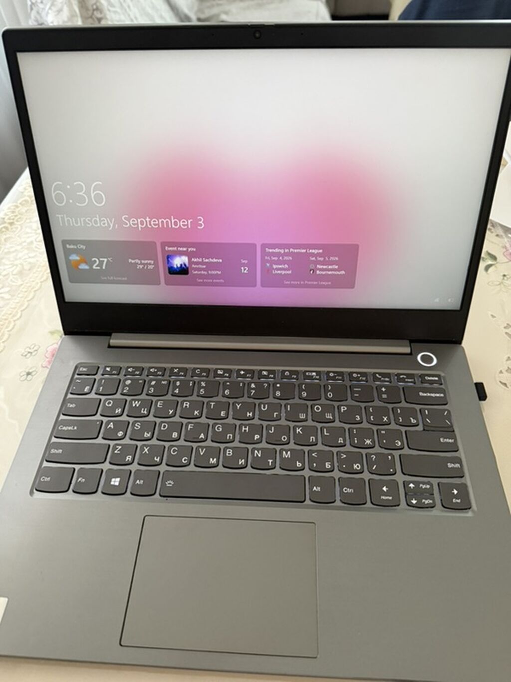 Lenovo ThinkBook noutbuk Texniki göstəricilər: - Prosessor: Intel — Lenovo, Bakı (4)