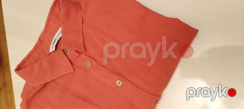 LC Waikiki Classic qadın köynəyi - Rəng: korall/çəhrayı-ton - Model — Gəncə