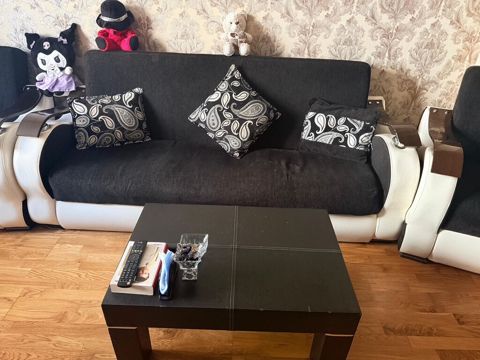 Qonaq otağı üçün yumşaq mebel dəsti - Tərkib: 1 geniş divan + 2 ədəd — Sumqayıt