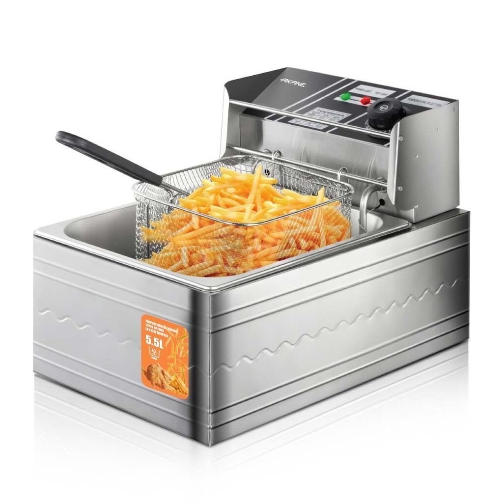 Qızartma aparatı elektrikli Akane Deep Fryer A.US 82581 – elektrik — Frilyör, Bakı (2)
