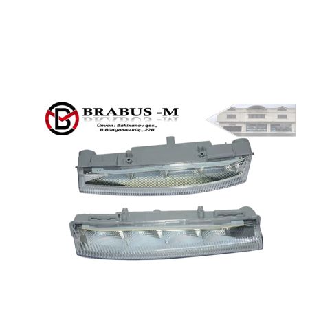 Mercedes W204 duman LED işıqları — Bakı