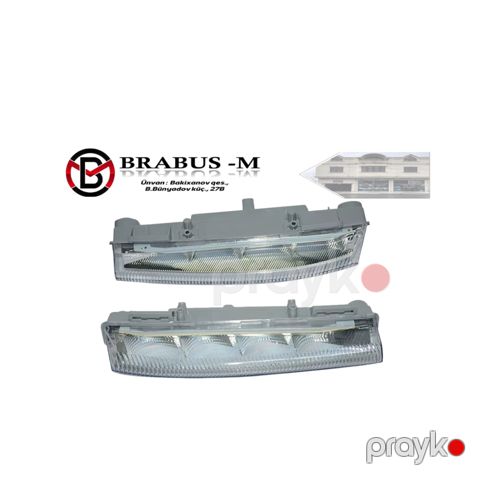 Mercedes W204 duman LED işıqları