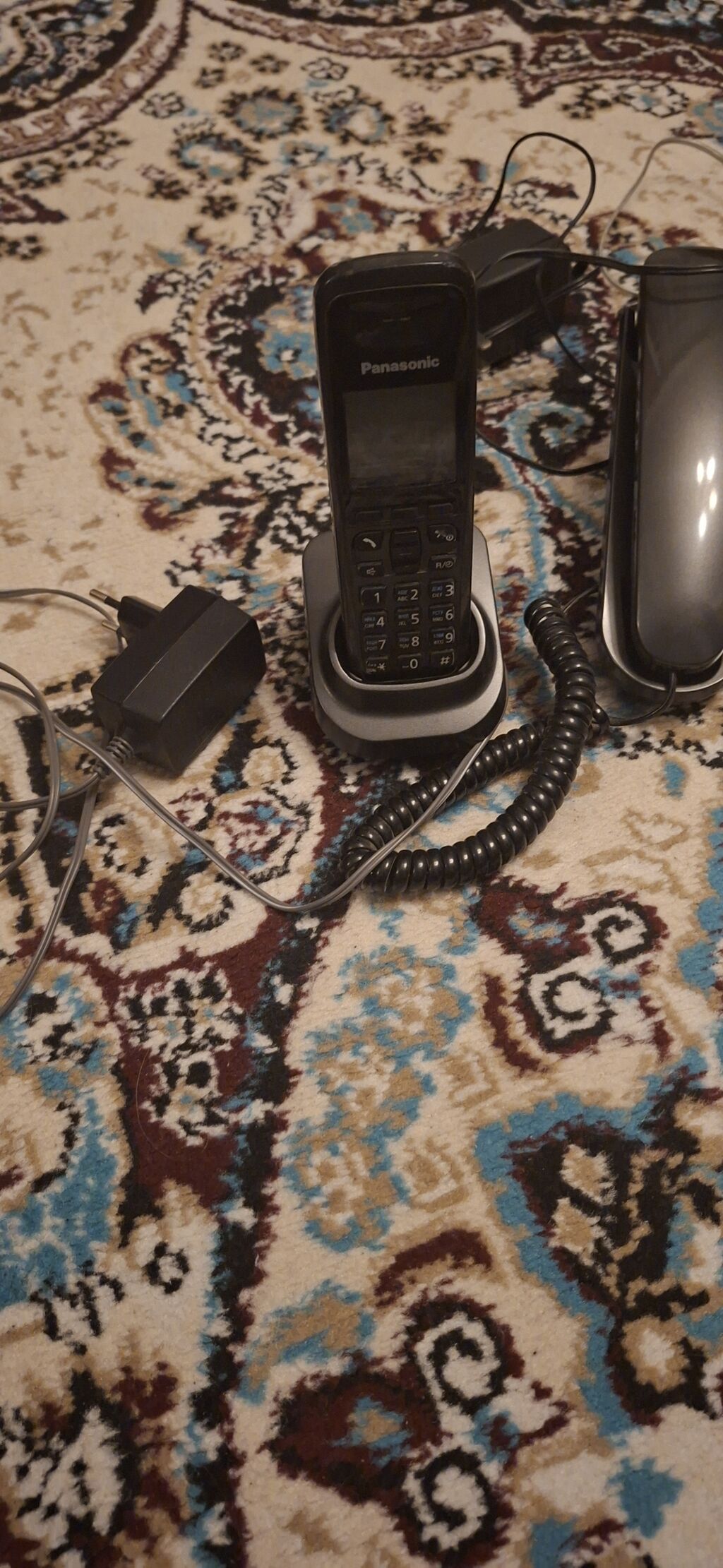 Stasionar telefon Panasonic, Simsiz, İşlənmiş, Ünvandan götürmə — Kabel və radio telefonları, Mehdiabad (3)
