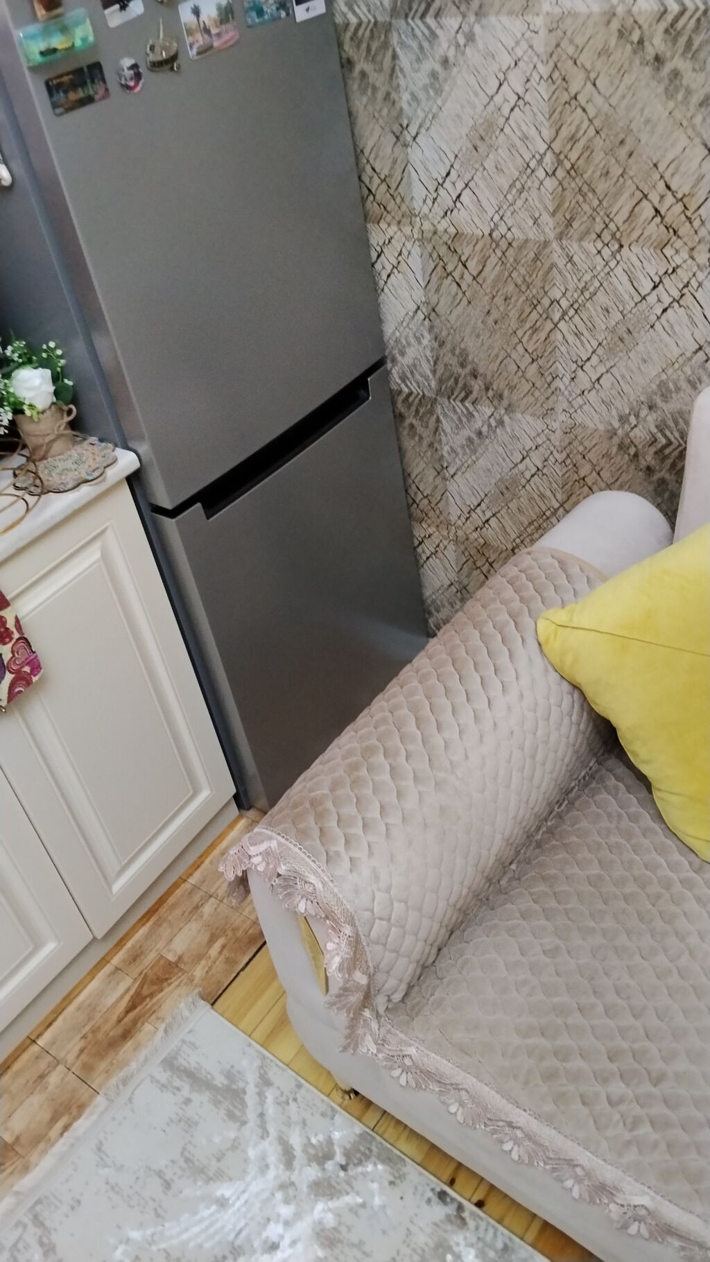 Indesit DFE 4160 S soyuducu - Rəng: gümüş/metallik, aşağıda dondurucu — Soyuducular, Bakı (4)