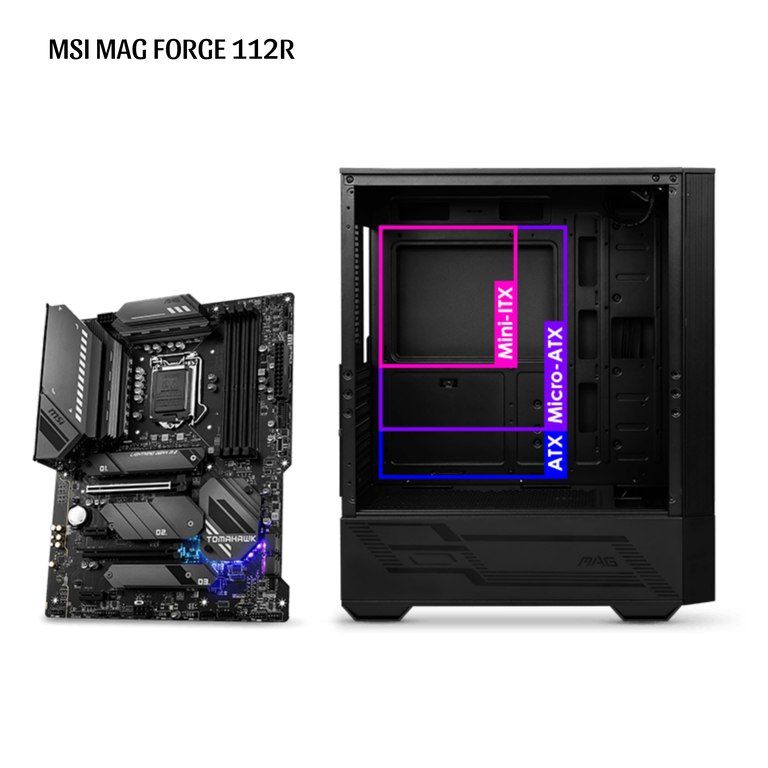 MSİ MAG Forge 112R Gaming Case — Kompüterlər və noutbuklar, Bakı (2)