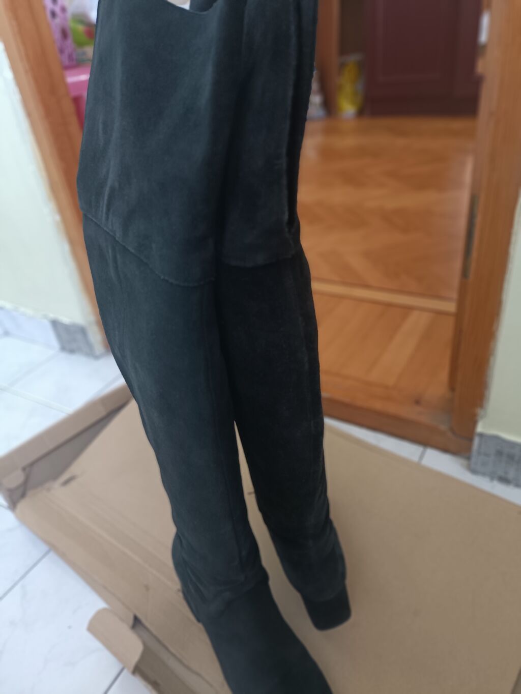 Uzunboğaz, Zara, Ölçü: 38, rəng - Qara, İşlənmiş — Çəkmə, Bakı (5)