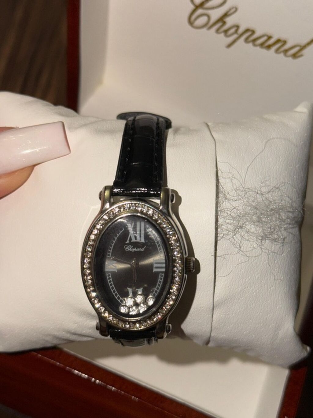 Chopard qadın saatı - Korpus: oval formalı, paslanmayan polad — Qol saatları, Bakı (4)