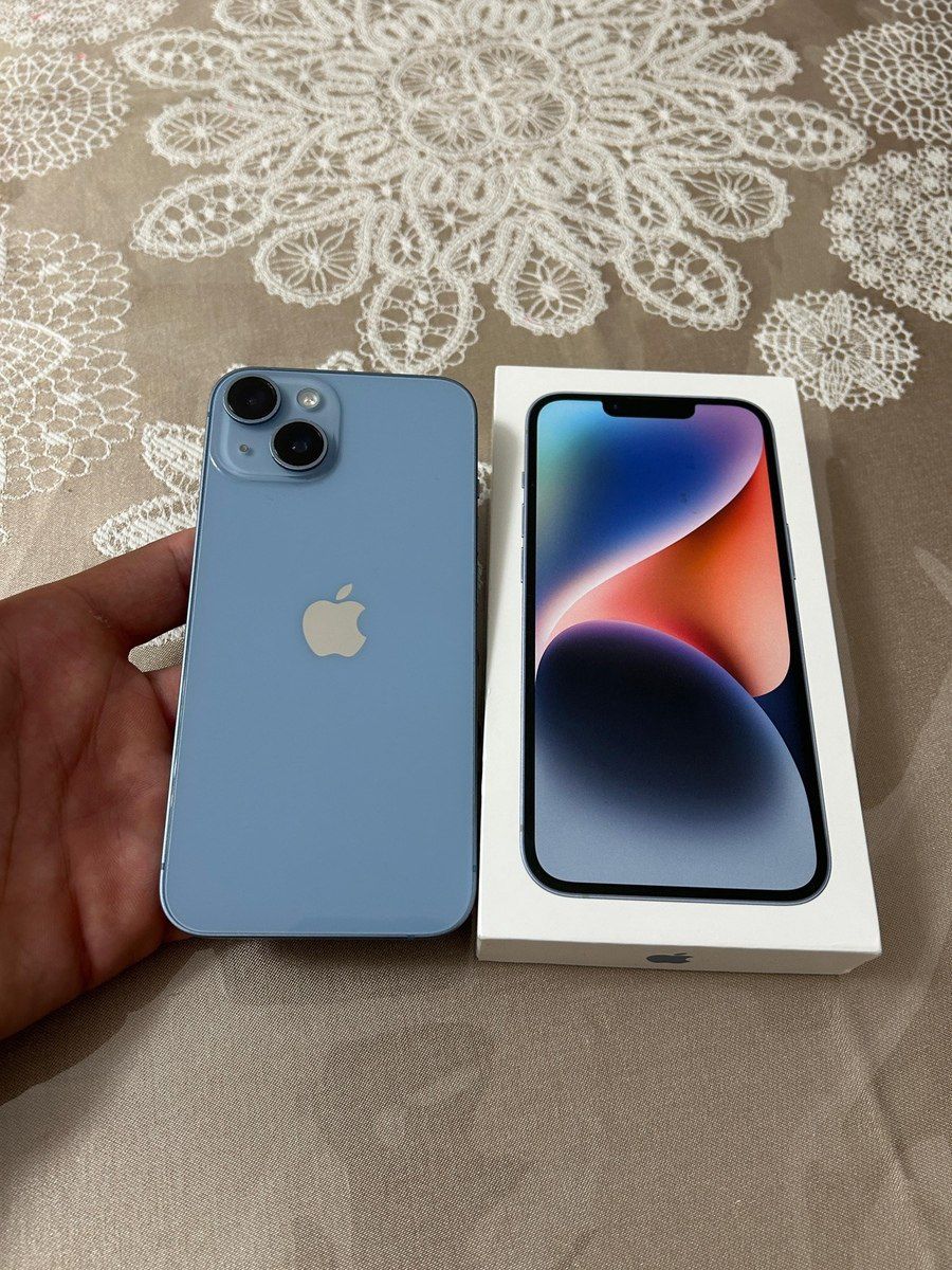 Apple iPhone 14 Blue 128GB/6GB — Smartfonlar, Qəbələ (7)