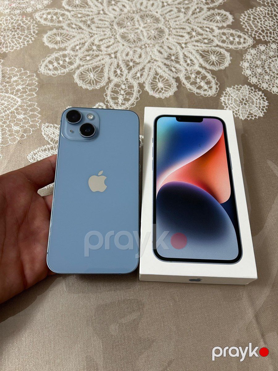 Apple iPhone 14 Blue 128GB/6GB — Smartfonlar, Qəbələ (7)